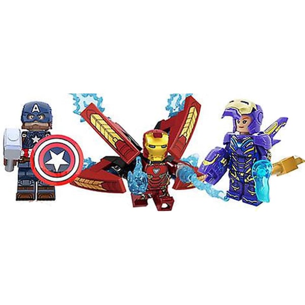 32 Pcs Marvel Avengers Super Hero Comic Mini Figures Dc Minifigure Gift For Kids Colorful