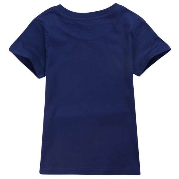 Blandt os Drenge Piger T-shirt Astronaut Game Tee Top Gave Navy Blue 100cm