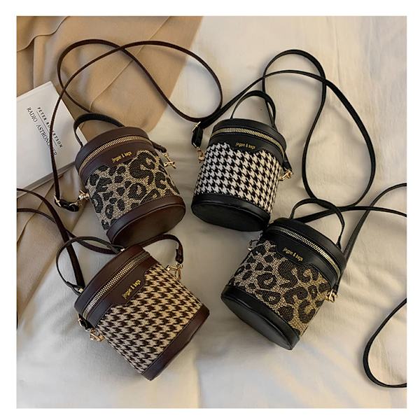 Crossbody matkapuhelinlaukku - PU-nahkainen käsilaukku naisille säädettävällä hihnalla-10013