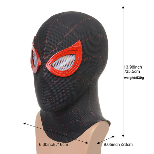 3D Spiderman Masks Spider Man Cosplay Puvut Naamio Supersankarilinssit（ZZX03）