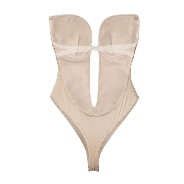 Shapewear för kvinnor Rygglös Inbyggd BH Body Shaper M