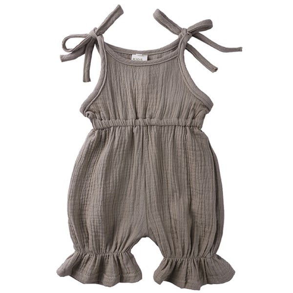 Småbarn Baby Strappy Bodysuit Antrekk Rompers cm Red 110