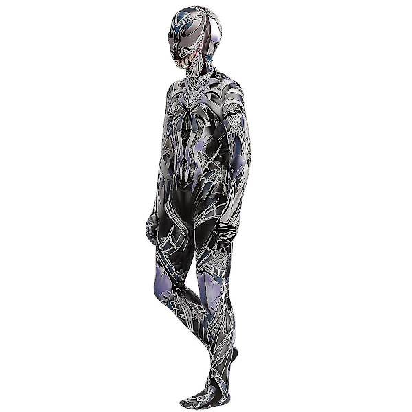 Venom Suit Cosplay Kostym Party Jumpsuit Monterade Barnkläder 150cm 190cm