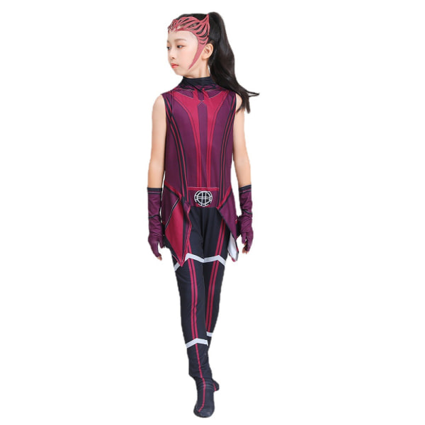 Scarlet Witch Super Hero Halloween Cosplay -asu L