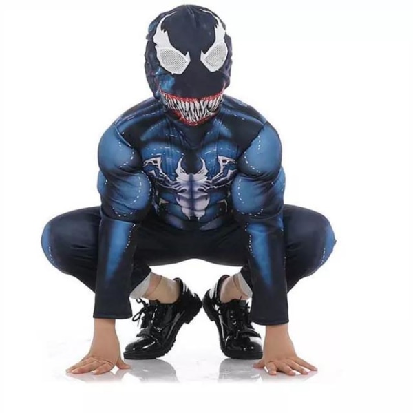 Venom Deluxe Maskeraddräkt Halloween blue 128