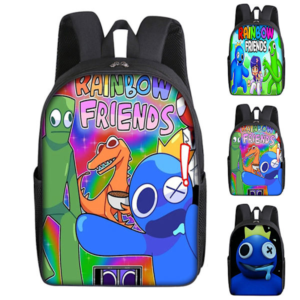 artoon Rainbow Friend Ryggsäck Kid Stor ryggsäck Skolväska C