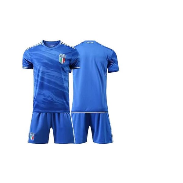 23-24 Italiens landshold Hjemme Bonucci No.19 Fodboldtrøje T-shirt XXL