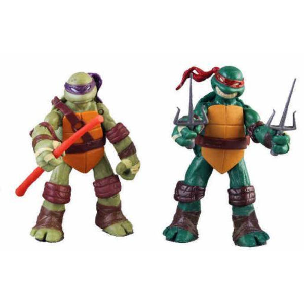 12cm Teenage Mutant Ninja Turtles -hahmot - 4 kpl