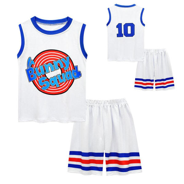 Børne Space Jam 2 Ball Costume James Tune Squad Style2 140cm