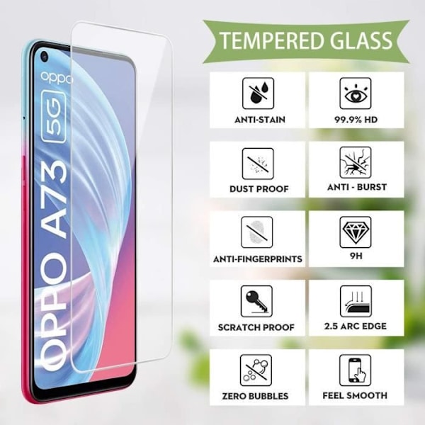 X2 Tempered Glasses For Oppo A7