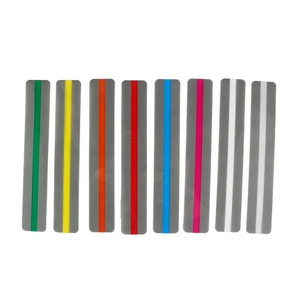 8 læsestrimler / bogmærker MultiColor 20 MultiColor