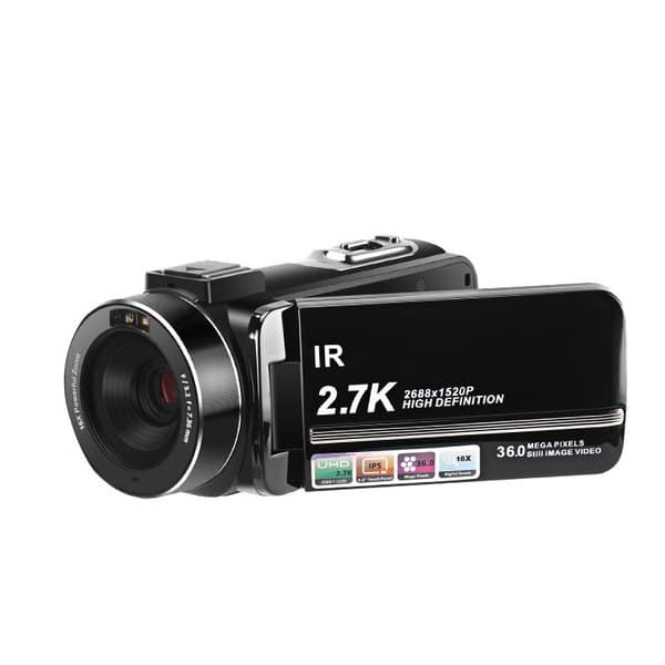 Videokamera 2,7K/36MP/16x zoom/IR nattesyn 500
