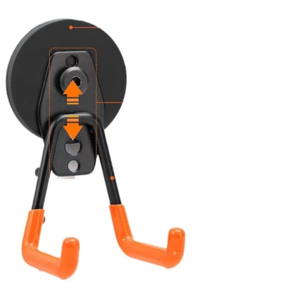 Magnetiske kroker - Solid oppbevaring for verktøy Oransje 227 Orange