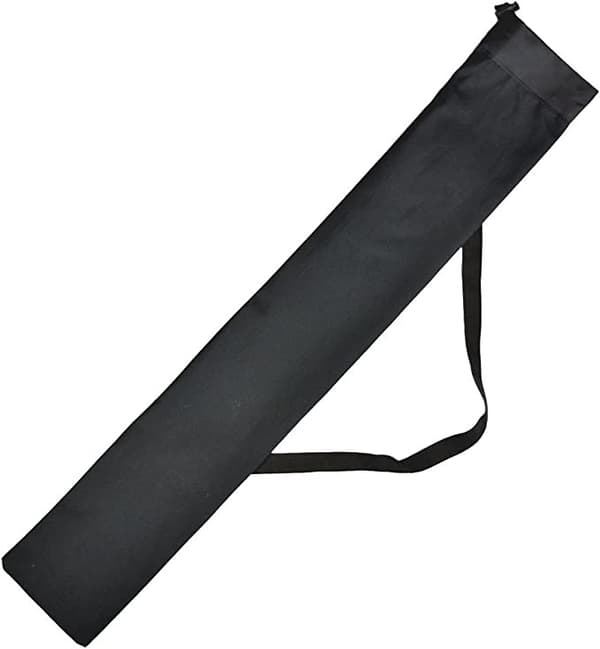 Opbevaringstaske til vandrestave med rem, sort 17x70 cm Svart