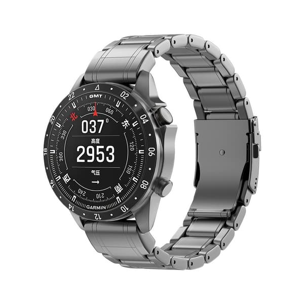 22 mm Titanium Urrem til Garmin Fenix 8/7 - Grå 86
