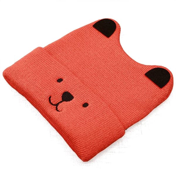 Baby-/børnehat Teddy - Flere farver Röd