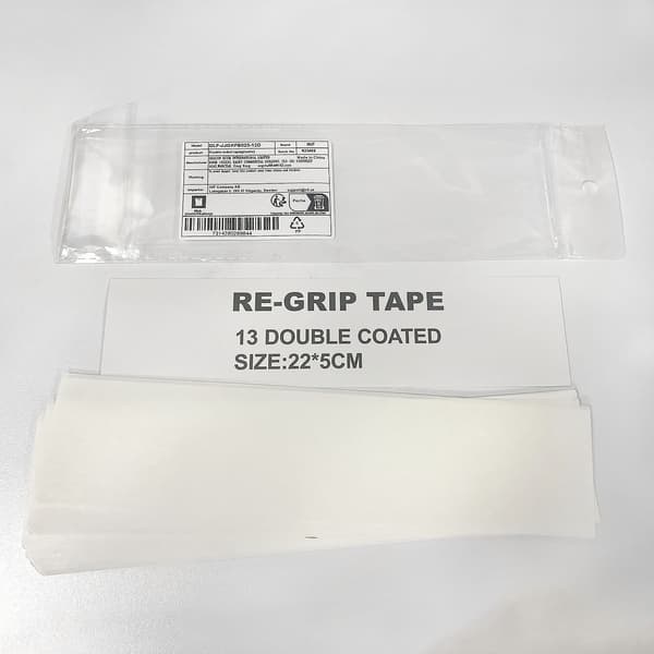 Dobbeltsidet griptape til golfgreb 13 stk Hvid 41 White
