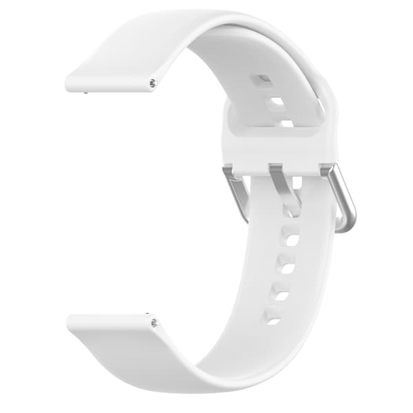 20 mm silikonerem til Garmin/Vivomore Hvid 15 White