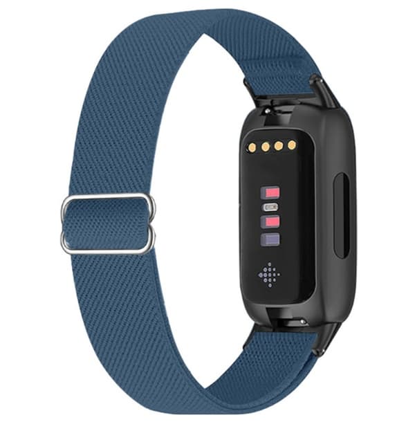 Fitbit Inspire 3-armbånd i elastisk nylon marineblå 7 NavyBlue