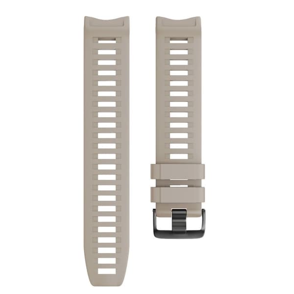 Silikonrem til Garmin Instinct/Esports/Tide/Solar Hvit 25 White