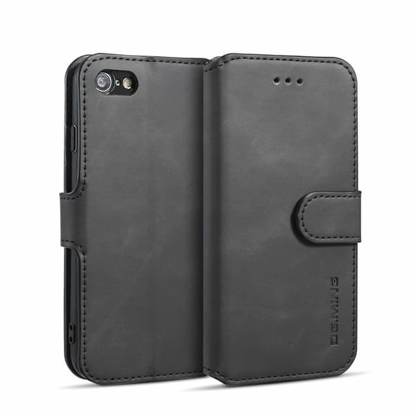 iPhone 7/8 matkapuhelinkotelo PU-nahka Musta 58