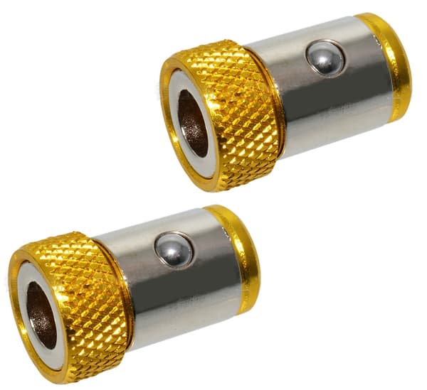 Magnetisk bitsholder, 2-pakning gul 14 Yellow