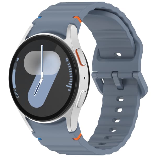 Silikone urrem til Samsung Watch 7 Blå 18 Blue