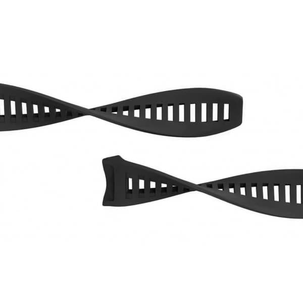 Silikonerem til Garmin Instinct/Esports/Tide/Solar Sort 24 Black