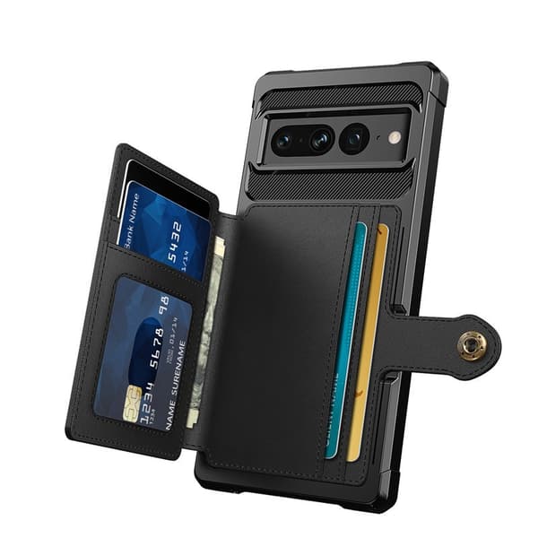 Etui til Google Pixel 8 Pro, pung-etui med kortholder og stativ 94