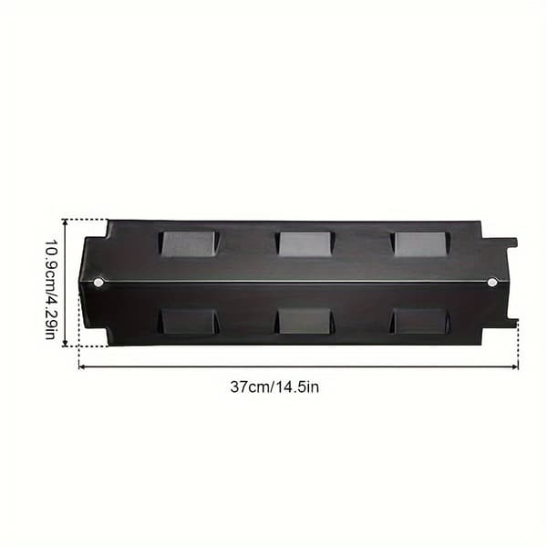Grillvarmeplader, 3-pak - Sort