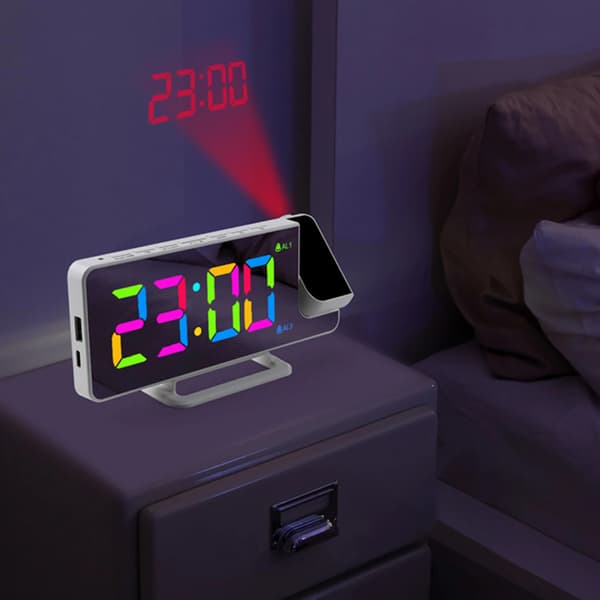 LED-projektionsväckarklocka 16 220