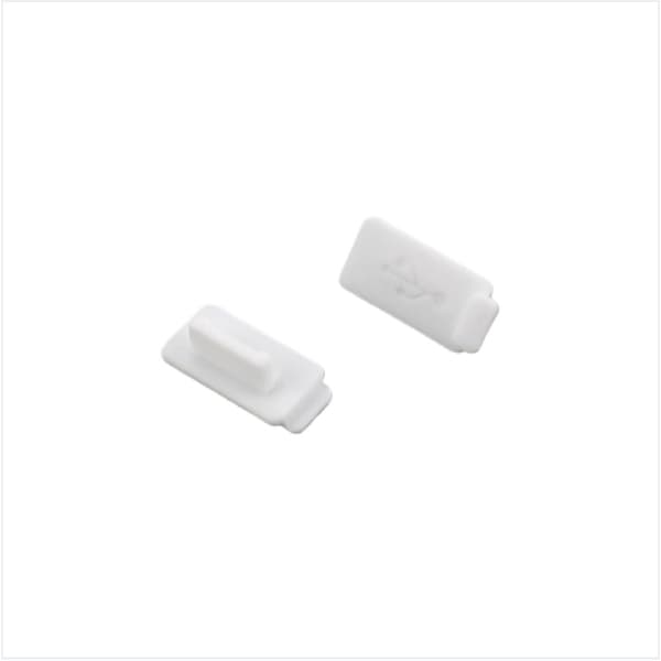 Dammskydd för USB-C-portar, 4-pack Vit 4 White