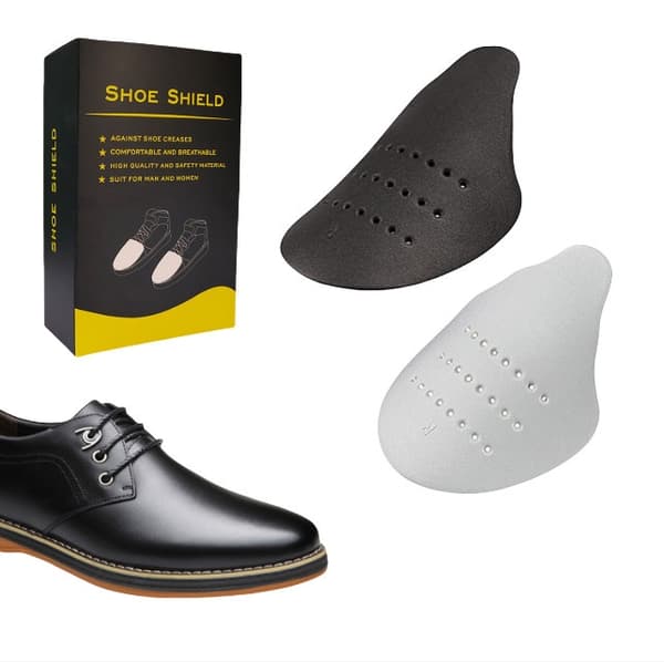 Skrynkelskydd för sneakers, tåskydd vit S vit S White