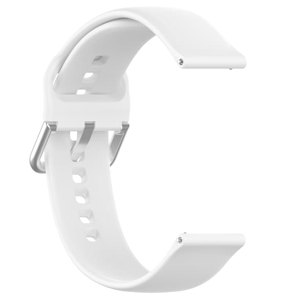 20 mm silikonerem til Garmin/Vivomore Hvid 15 White