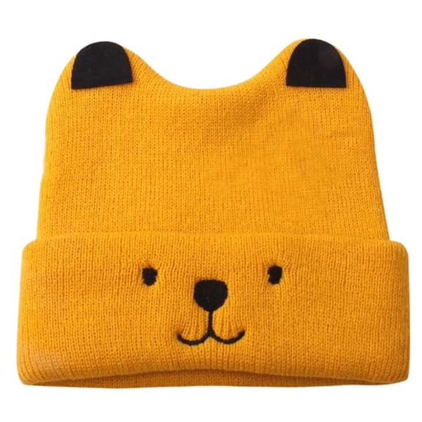 Baby-/børnehat Teddy - Flere farver Gul
