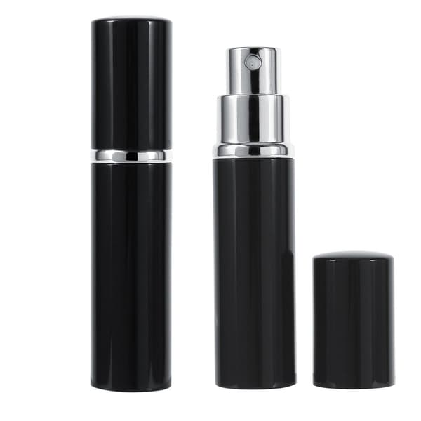 Genopfyldelig sprayflaske til parfume 2-pak Sort 5 ml Sort 5 ml Black