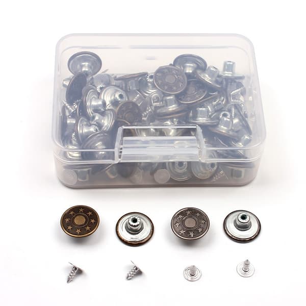 50 jeansknapper 17 mm 68