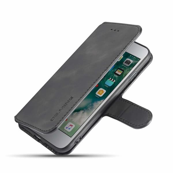 iPhone 7/8 mobilcover PU læder Sort