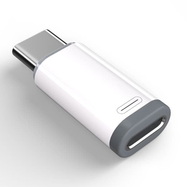 Lightning (hunn) til USB-C (hann) adapter 5