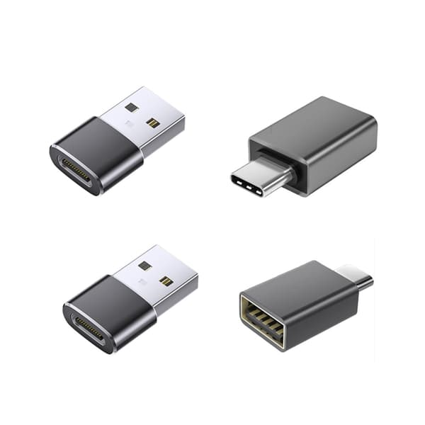 4-pakkauksen USB-Type-C 3.2 -adapterisarja: 2 USB-Type-C- ja 2 Type-C-USB-adapteria 18