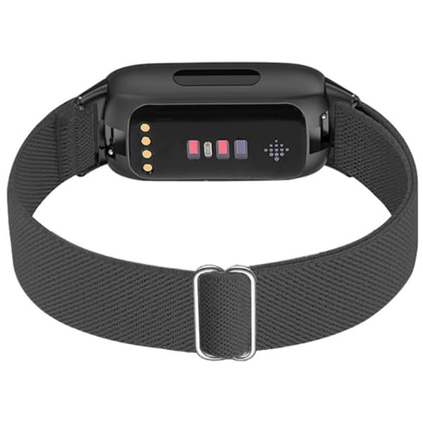 Fitbit Inspire 3 Elastisk Nylonreim Mørk Grå 6 DarkGrey