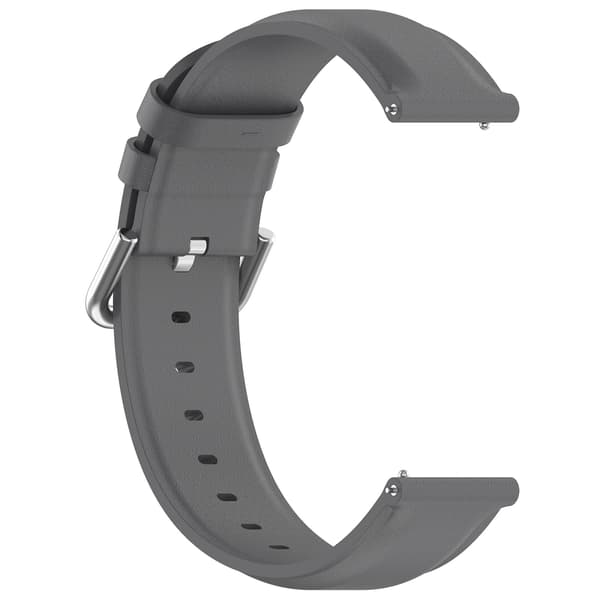 22 mm lærreim til CMF BY NOTHING Watch Pro Grå