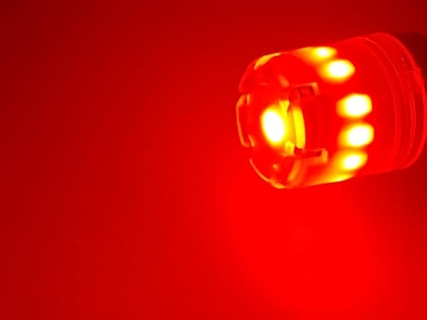 T10 w5w Canbus Röda 4-pack LED-lampor 12V/24V red