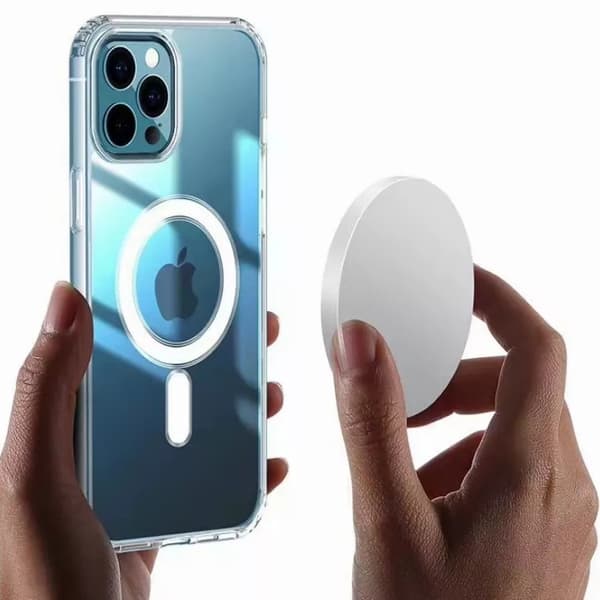iPhone 11 Pro Max mobilcover til MagSafe oplader Gennemsigtig 35