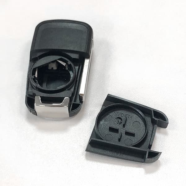 Sammenfoldelig bilnøglehus til Buick/Opel/Chevrolet 2 knapper Sort 41 Black