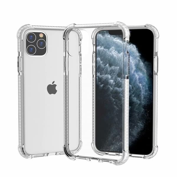 Transparent Stöttåligt iPhone 14 Pro Mobilskal Transparent iPhone 14 Pro 36 Transparent