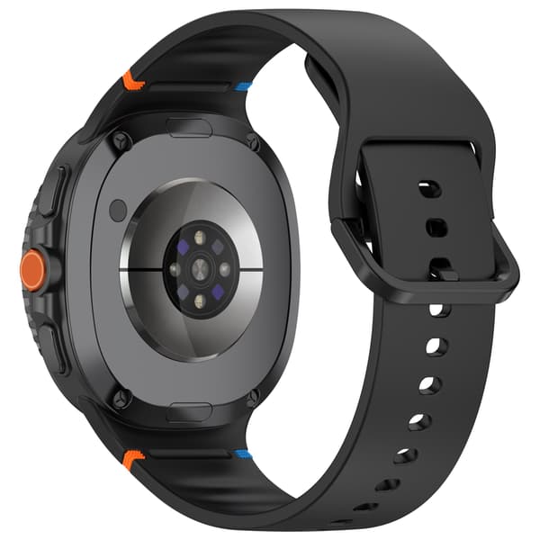 Silikonerem til Samsung Galaxy Watch 8 Sort 19 Black