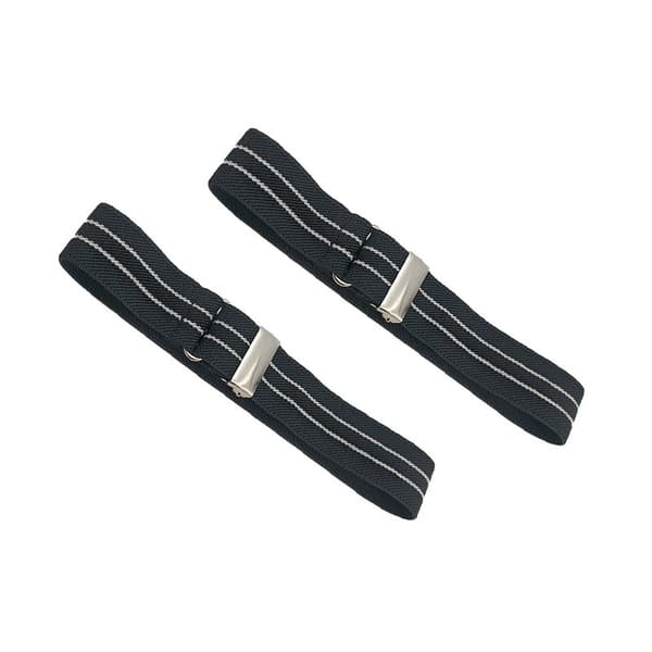 Elastiske armbånd - Justerbare armbånd til mænd og kvinder, sorte 26 Black