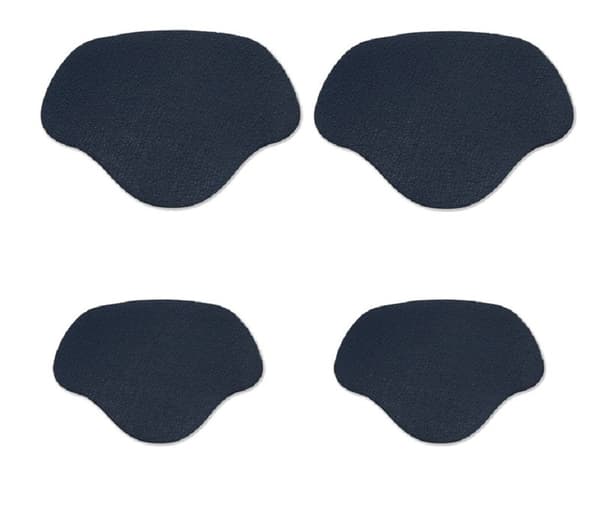 Hälskydd / reparationslappar för skoreparation 2 storlekar Blå 2-pack Blå 2-pack Blue