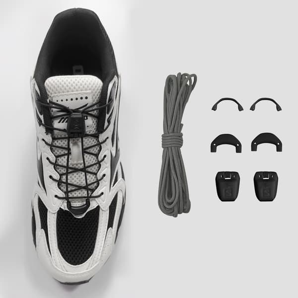 Salomon Quicklace -nauhat harmaa M harmaa M Grey